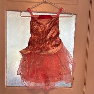 Glittery Pink Kids Costume Dress